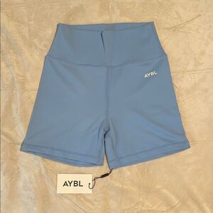 AYBL Women's Blue High-Waisted Shorts